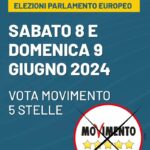 PARTECIPA AL CAMBIAMENTO, ALLE ELEZIONI AMMINISTRATIVE ED EUROPEE 2024 VOTA PER IL MOVIMENTO 5 STELLE